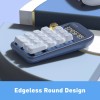 AZIO IZO Wireless Mechanical Calculator & Number Pad (Blue/Gold) -