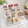 Card Display Stand, 7 Tier 12" Sticker Display, Clear Display