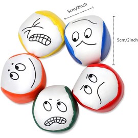 MOUJUCHI Juggling Balls, 10PCS Durable Soft Smooth Juggling Balls, Small Colorful Juggle Ball Kit For Beginners Children And Professionals