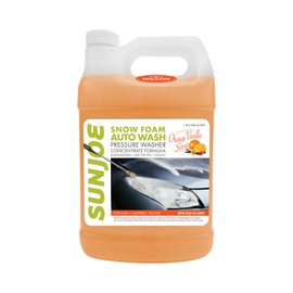 Sun Joe SPX-FCS1G-CRM Premium Snow Foam Orange-Vanilla Scent Car Wash Soap & Cleaner, 1 Gallon