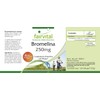Fairvital | Bromelain Kapseln 250mg - HOCHDOSIERT - 1000mg pro