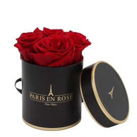 Paris en Rose Petit Palais Bijou Rose Box, Up to 3 Years, Flower Box with 4 Preserved Flowers