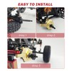 2PCS Steel Drive Shaft Front Rear Transverse Drive Shaft for