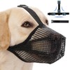 Dog Muzzle, Muzzle for Large Dog with Velcro Straps, Breathable