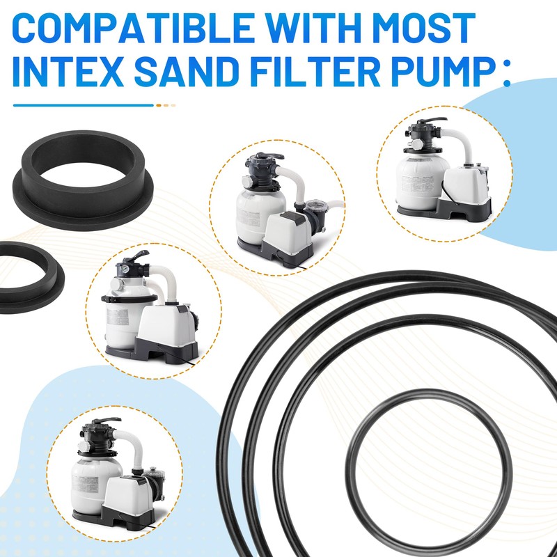 Pool Sand Filter Pump Seal Gasket Replacement for Intex Sand
