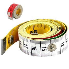 Measuring Tape Soft Tape Measure Dual Sided Body Measuring Ruler Sewing Cloth Tailor Tape Fabric Tape Measure Dressmaking for Family Measure Chest/Waist Circumference, 2PCS 60inch/150cm