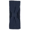 Sterntaler Unisex Children's Headband Baby Headband Knitted Bow, Navy, 49,