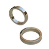 Living Ideas Solid Brass Silver Plated Round Paperweight Set of