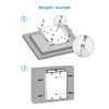 deleyCON VESA Screw Set 66 Pieces for TV Bracket Wall