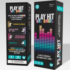 ATM Gaming Play Hit Board Game - Music Quiz of the 90s and 2000s - Perfect for Mood - Card Game - Party Games Friends and Family - 2 to 10 Players