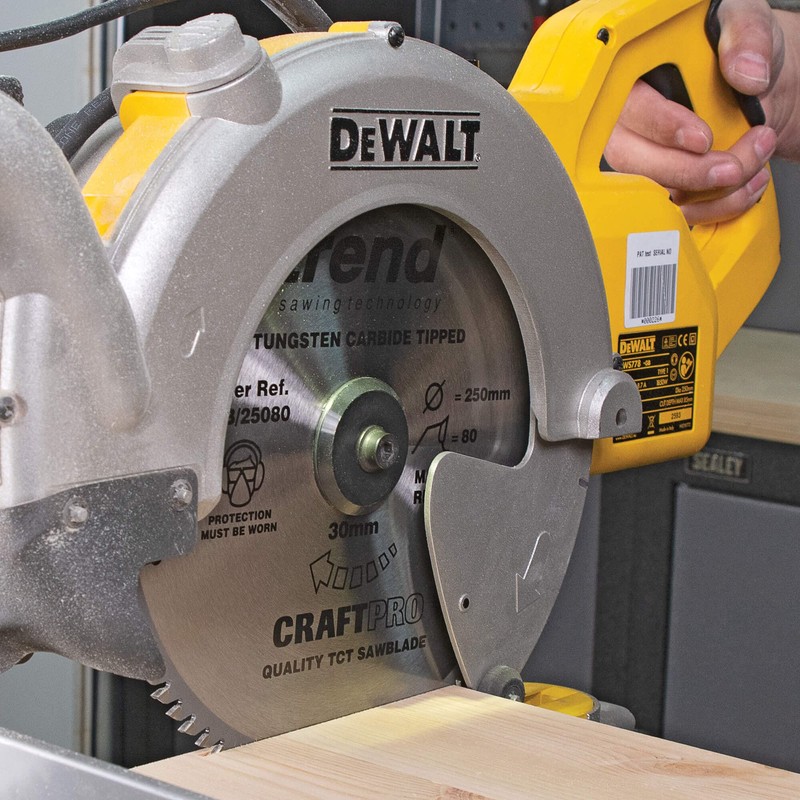 Trend Aluminium & Plastic Circular Saw Blade, 184mm Diameter, 16mm