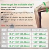 Fundas de Compresión Transpirables 3 Pares para Rodilla y Pantorrilla