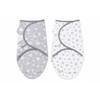 Soft Cotton Baby Swaddles for Newborns 0-3 Months, Adjustable Grey