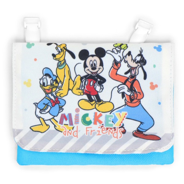 Takanami Create Pocket Pouch Mickey & Friends White [128833] Kindergarten
