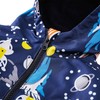 LZH Bambini Impermeabile Ragazzi Giacca con Cappuccio Dinosauro Cappotto +