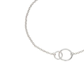NOELANI 2030163 Women's Bracelet 925 Sterling Silver 16 + 3 cm Silver Circle Comes in Jewellery Gift Box, 19 cm, Sterling Silver, No Gemstone