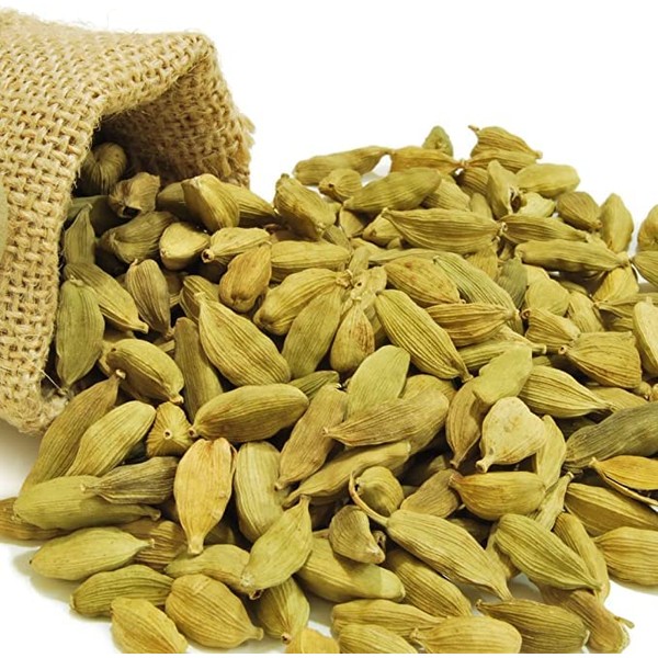 Zaika Green Cardamom Pods/Seeds Whole Spice(Hari Elachi) 3.50 Oz (100g) 7.5mm ~ Organic carefully Collected from Ground Traditional Flavour for Tea, Coffe, All Natural | Gluten Friendly | Non-GMO