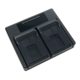 USB Dual Battery Charger for Leica BM8 M8 M-8 M8.2 M9 ME M-E 14464 BLI-312 Digital Camera