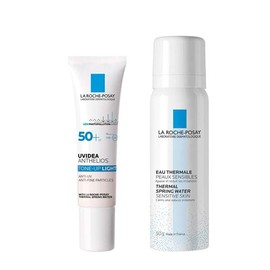 La Roche Posay Tone Up Kit White UV Base SPF50+ PA++++ Moisturizing, Sensitive Skin Transparency, 30ml