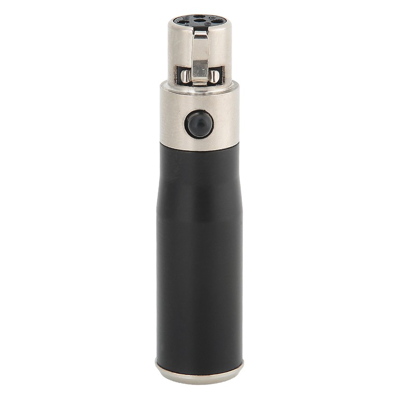 2PCS Mini XLR 3pin Male to Mini XLR 4pin Female