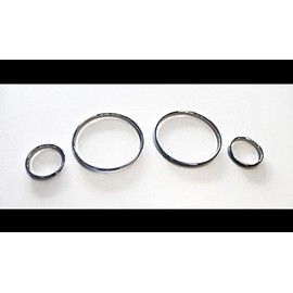Chrome Instruments Speedometer Rings Bezel