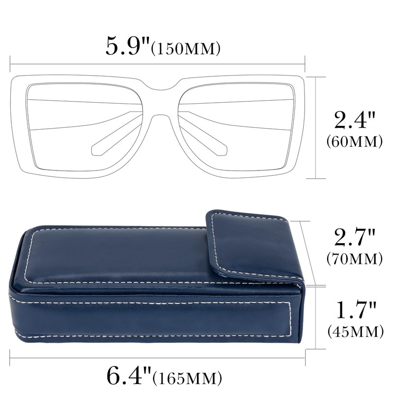 Linkidea Extra Large Hard Sunglasses Case, Oversized Sunglasses Storage Organizer