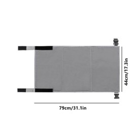 Footrest for Airplane Children: Adjustable Flight Footrest Hammock Seat Extension Aeroplane Children 79 x 44 cm, Children's Aeroplane Footrest Children Aeroplane Seat Extension Children Travel Cot