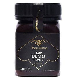 Bee Ulmo Raw Honey, Unpasteurized and Unprocessed Raw Honey in Jar, Unheated Patagonia Honey, Floral Multi Functional Non-GMO Superfood (APF 200+)