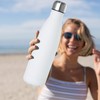 GeeRic Drinking Bottle 500 ml Stainless Steel Thermos Flasks Double-Walled