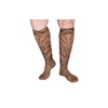 Lymphedivas Gatsby Mocha Medical Graduated Compression Sock Pair 20-30mmHg (Long