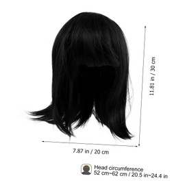 Baluue Skin-friendly Soft Bob Wigs Short Wig for Women Girls Cosplay Daily Fashion Headwear Comfortable