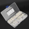 600Pcs Flat Washer 9 Sizes White Nylon Gasket Assortment Kit