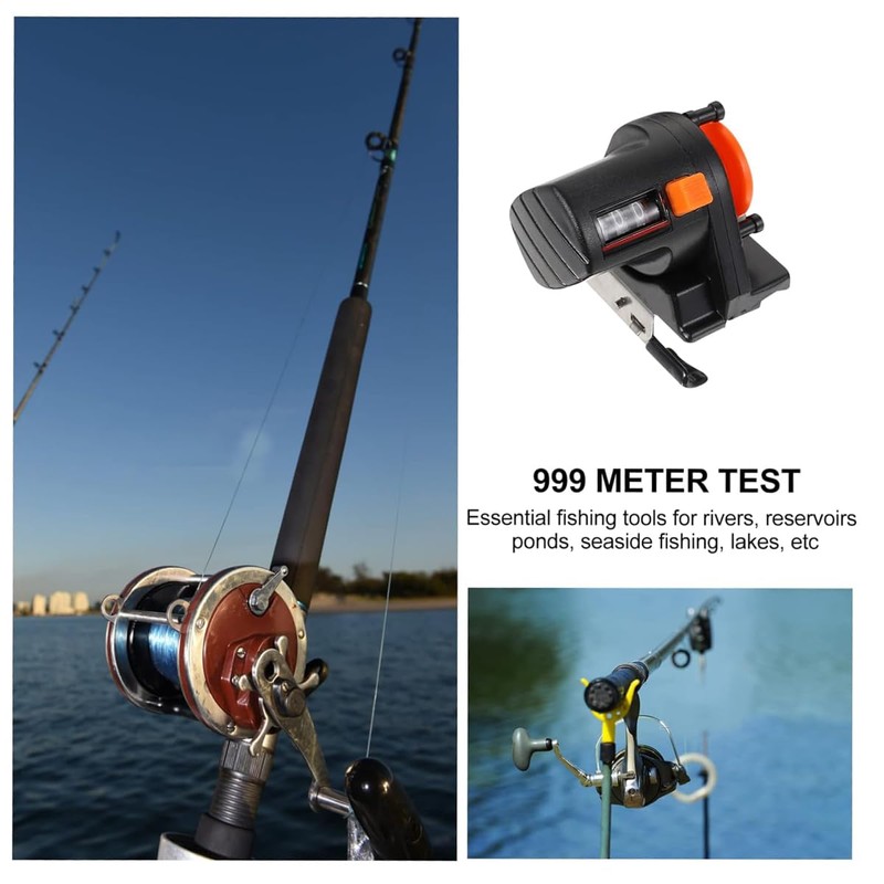 AIMALL 999 Meters Fishing Line Counter with Precision Display and