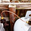MCAMPAS 15" High Flow Propane Copper Pigtail Hose, Male POL