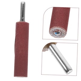 Uonlytech 3pcs Sandpaper Grinding Rollers Rotary Tool Sanding Drum Mandrels Sanding Drum Bit Sanding Drum Kit for Drill Drum Sander Kit Grinding Stick Iron Cylinder to Rotate