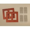 Auhagen 80503 Walls 2325A Red Industrial Windows E Modelling Kit