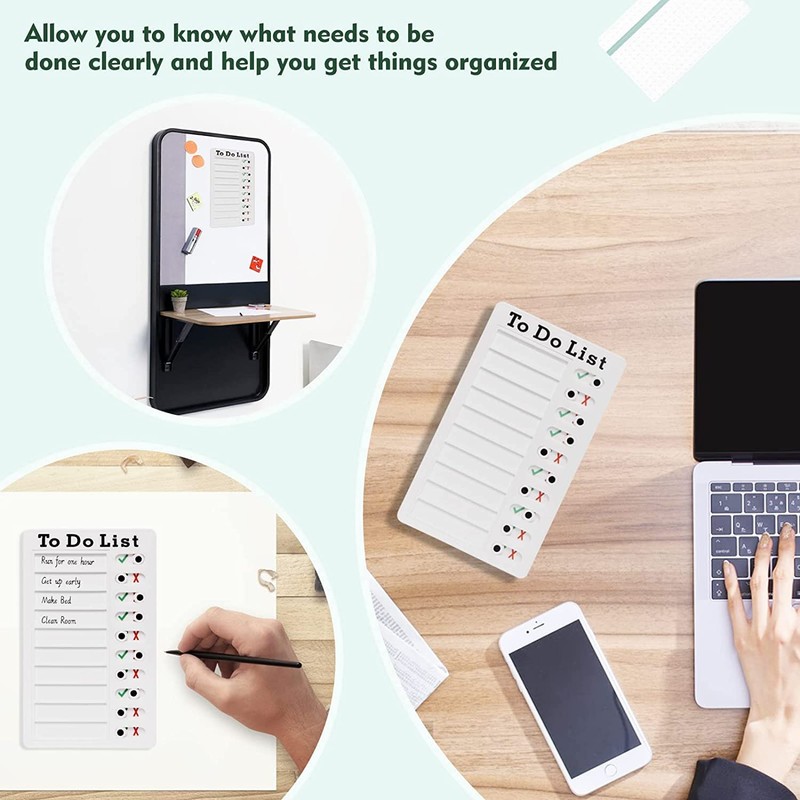 MEISO 2 Pack To Do List Checklist Board, Chore Chart