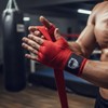 [DupsukDupsuk] 2-Piece Boxing Hand Wraps & Martial Arts Protective Straps SN. Wrist Strap 2-Pack Red 3ea