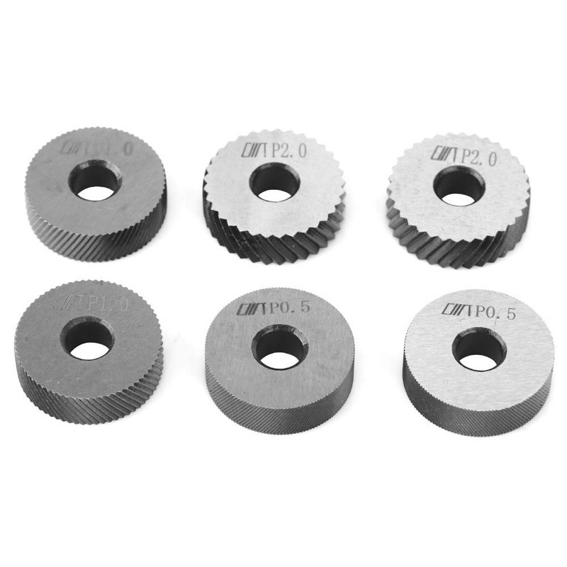 Artillery Knurling Tool Set, 7-Piece Lathe Tool for Lathes, 0.5/1/2