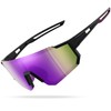 suoso Cycling Glasses Mens-Polarised Sports Sunglasses Womens-Running Glasses-Wrap Around Sunglasses-Mtb