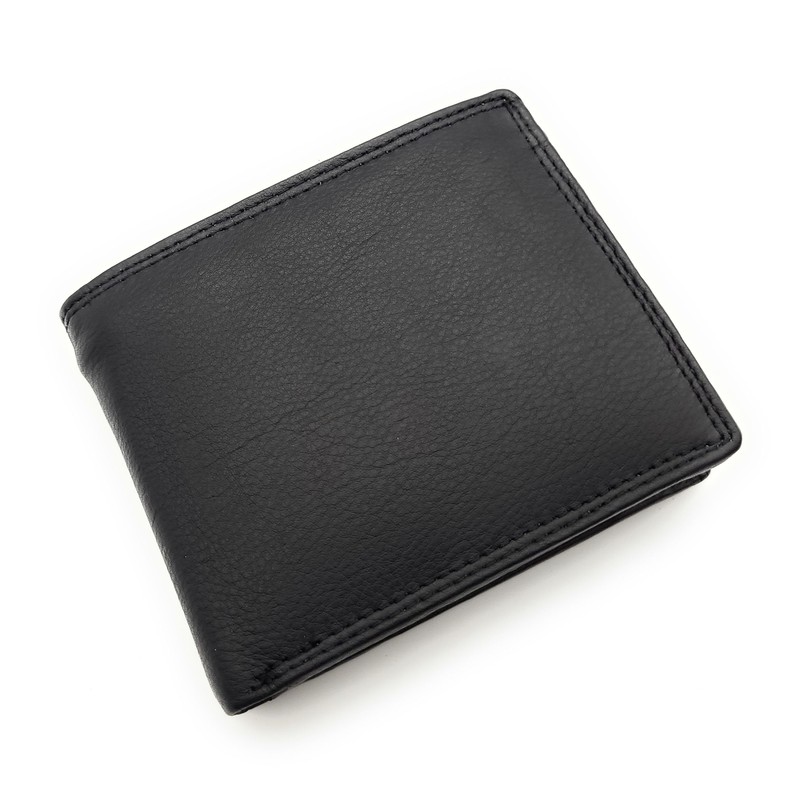 Lemasi Genuine Leather Minimalist Men's Wallet with RFID Protection Nappa
