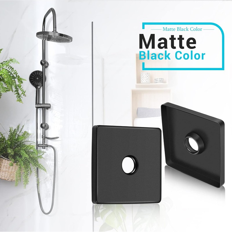 3.5 Inch Large Shower Arm Flange Square Plumbing Cover Plates