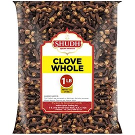 Indian Spice CLOVE WHOLE 1 LB | 16 oz | Laung | Great for Food, Tea, Pomander Balls and Potpourri, Hand Selected, Spice ~ All Natural | NON-GMO | Vegan | Gluten Friendly | Indian Origin (1 LB)