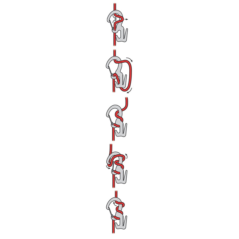 NITE IZE Figure 9 Carabiner Rope Tightener, Black, Small