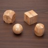 Mini Wood Brain Teaser Set of Four-Classic Designed Light Wood