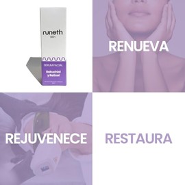 Suero Facial para Cuidado de la Piel (30 ML, Nuneth - Serum Facial Bakuchiol y Retinol, Renueva, Rejuvenece y Restaura)