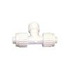 Flair-It 16822 Plastic Male Tee, 0.5" Size