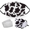 Cow Print - Reusable Childrens Face Masks - 2 Filters