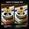 Junreox 2PCS Tongue and Groove Router Bit Set, 3rd Gen.