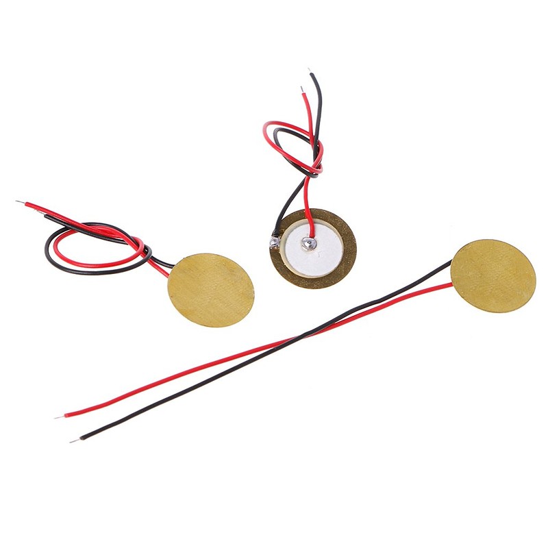 HYROOY 10 x 15mm Piezoelectric Piezo Ceramic Plate for Buzzer